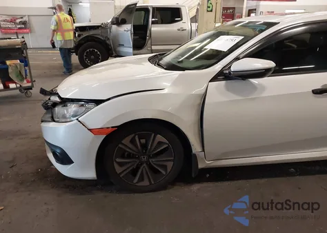 2018 Honda Civic Ex-L from USA, damaged, VIN JHMFC1F72JX028885